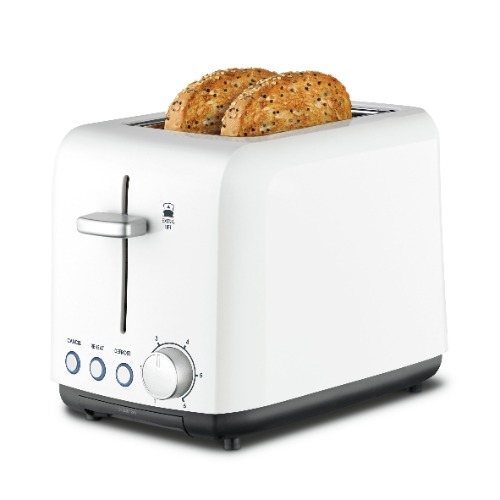 Kambrook Wide Slot Toaster, 2-Slice, White KTA120WHT