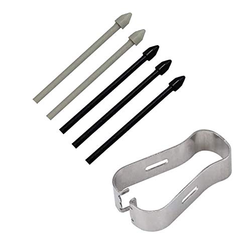 Slimall Tab s6 Lite Touch Stylus s Pen Nibs/Tips Replacement for Samsung Galaxy Tab S6 Lite 10.4" SM-P610 SM-P615 2020 (Black) - Tab s6 lite Pen Nibs-Black