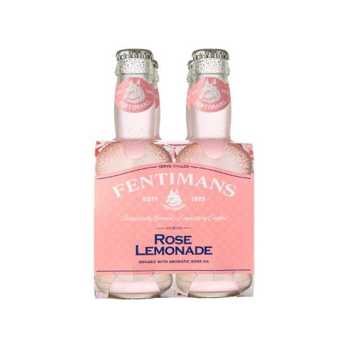 Fentimans Rose Lemonade, 200ml x 4 Bottles