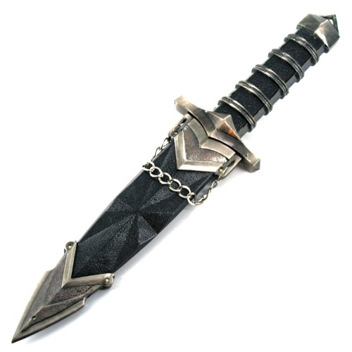 Ace Martial Arts Supply Dark Assassin Dagger with Sheath - 