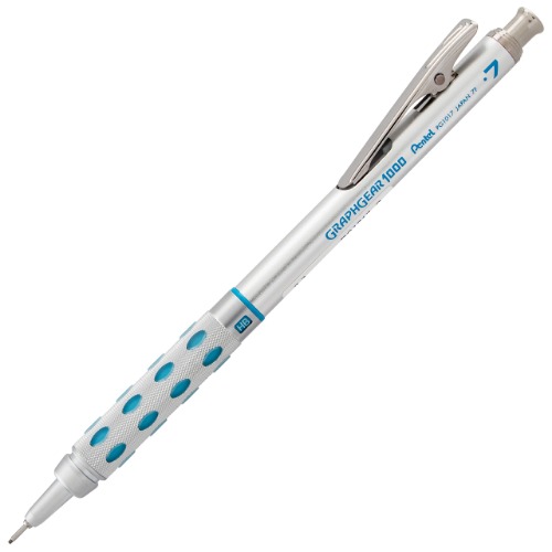 Pentel Graph Gear 1000 Automatic Drafting Pencil, 0.7mm Lead Size, Blue Barrel, 1 Each (PG1017C) - 0.7mm Pencil 1 Pack