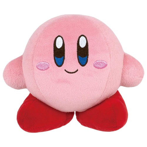 Super Mario KP01UK Kirby Sanei Officially Licensed Plush, Multicolour