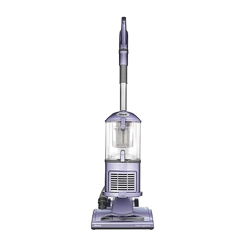Shark NV352 Navigator Lift Away Upright Vacuum, Hepa Filter, Anti-Allergen Technology, Swivel Steering, Ideal for Carpet, Stairs, & Bare Floors, with Wide Upholstery & Crevice Tools, Lavender - Lavender