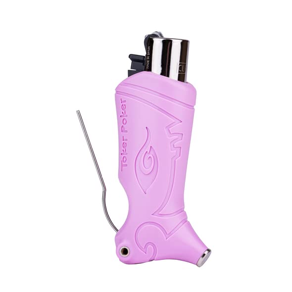 Clipper Lighter Sleeve Multi Tool - Purple, All Inclusive Tool for Camping and Other - by Toker Poker - Purple