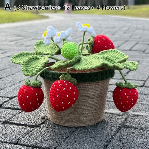 Crochet Strawberry Plants - Style 1
