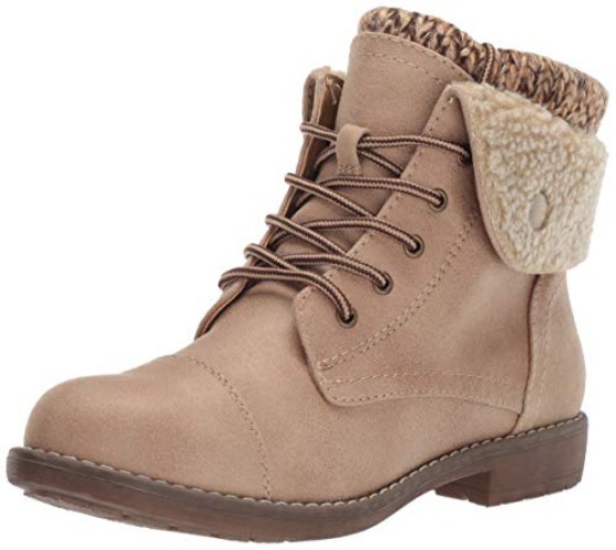 CLIFFS BY WHITE MOUNTAIN Women's Duena Hiking Style Boot - Natural Multi/Fabric - 8
