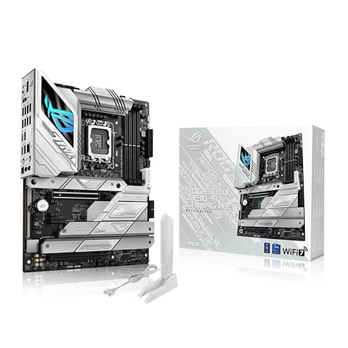 ASUS ROG Strix Z790-A Gaming WiFi II (WiFI 7) LGA 1700(Intel 14th & 13th & 12th Gen) ATX gaming motherboard(DDR5,5X M.2 slots,PCIe 5.0 x16,front-panel USB connector with PD 3.0 up to 30W) - Z790-A|DDR5|WiFi 7 - Motherboard