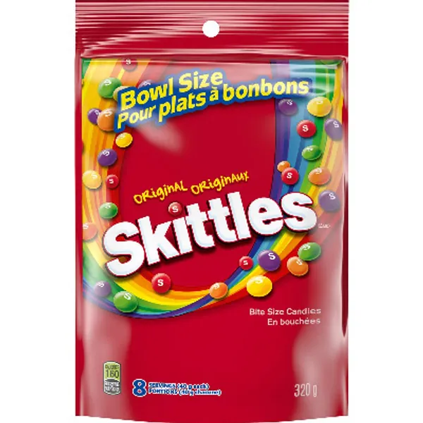 Skittles Original Mega Pack 320 Grams 11.28 Ounces