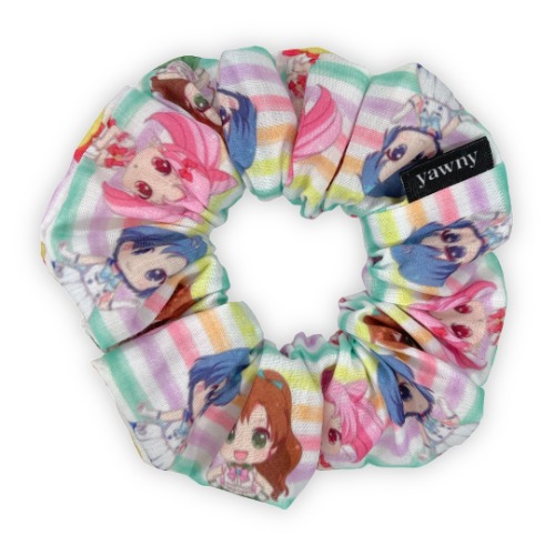 Rainbow Sailor Anime Scrunchie (matte) - lite