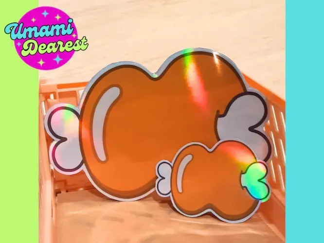 Meaty Meat Stickers | glossy or holographic |