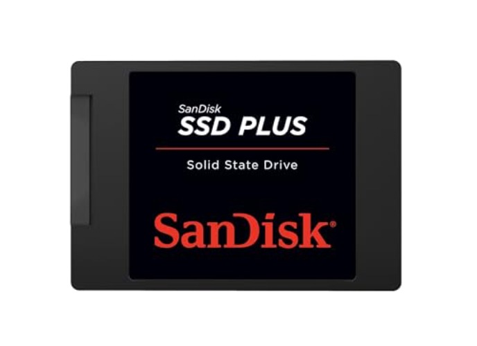 SanDisk SSD PLUS 1TB Internal SSD - SATA III 6 Gb/s, 2.5"/7mm, Up to 535 MB/s - SDSSDA-1T00-G27 - SSD