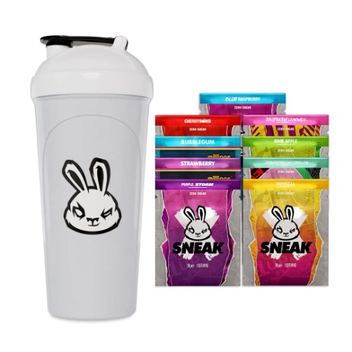 SNEAK | Starter Pack | In-Game Focus Boost Energy Drink, Zero Sugar, Low-Calorie, Vegan | 9 Servings and OG Shaker