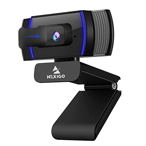 NexiGo N930AF Webcam with Microphone for Desktop, Autofocus, Webcam for Laptop, Computer Camera, 1080p HD USB Web Camera, Compatible with Zoom/Skype/Teams/Webex - 1080P Webcam