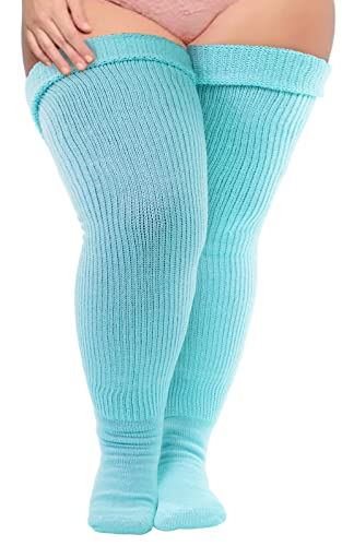 Thigh High Socks - Pastel Blue