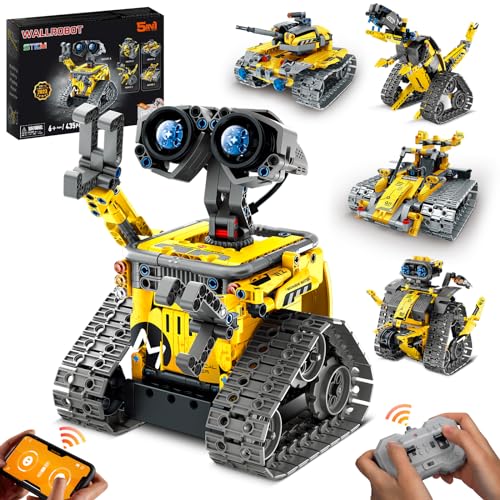 *little man* 5in1 Remote & APP Controlled Robot Building Kit, Educational STEM Projects