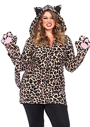 Cozy Leopard Hooded Dress Costume
