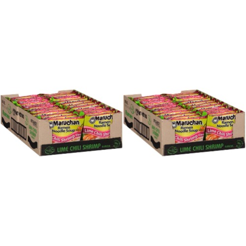 Maruchan Ramen Lime Chili Shrimp Flavor, 3.0 Oz, Pack of 48