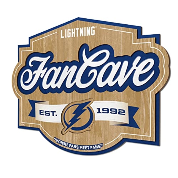 YouTheFan NHL Tampa Bay Lightning Fan Cave Sign