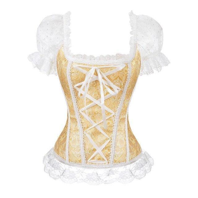 Genuine Princess Corsets - Up To 6XL - Gold / 6XL