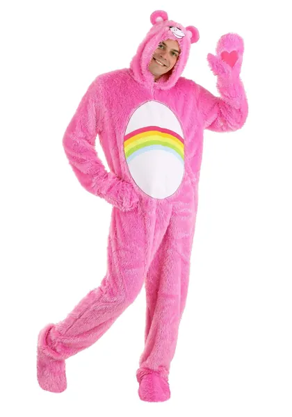 Adult Classic Care Bears Costume Cheer Bear Costume - Medium