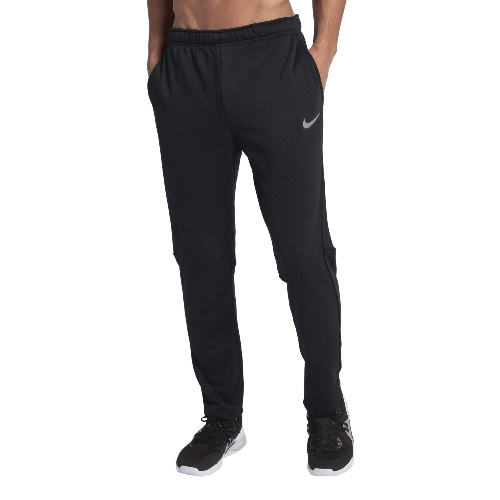 Nike Men's Dry Fleece Training Pants - Black/White Large Tall