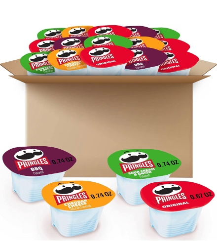 Pringles Potato Crisps Chips, Snack Stacks, Lunch Snacks, Office and Kids Snacks, Variety Pack (36 Cups) - 