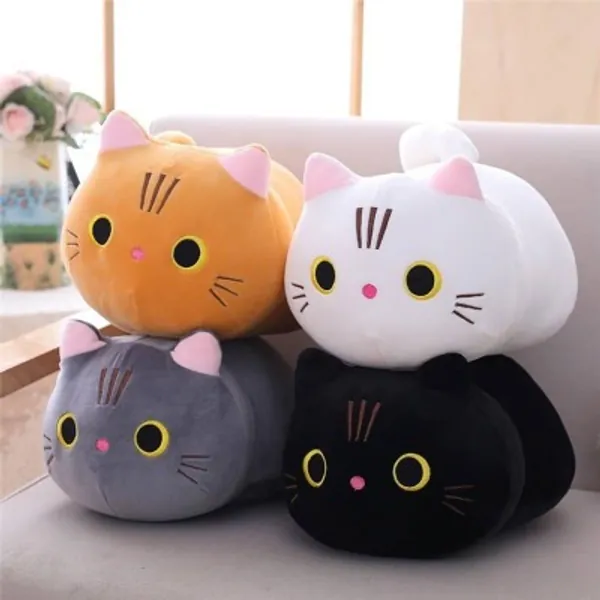 Kawaii Cat Plush Pillow