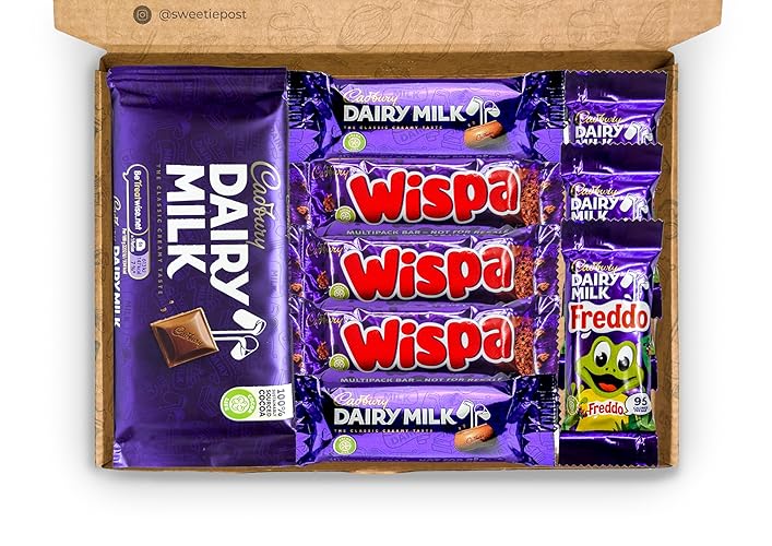 Cadbury Chocolate Gift Box | Cadbury Dairy Milk Selection Box | Cadbury Chocolate Present | Cadbury Wispa Hamper | Perfect for a Cadbury Dairy Milk Lover