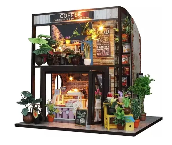 Miniature DIY House Kit (Time of Coffee)
