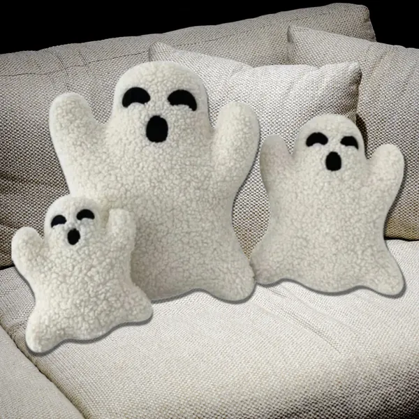 Halloween Ghost Pillow Plush Spooky Cushion Gift