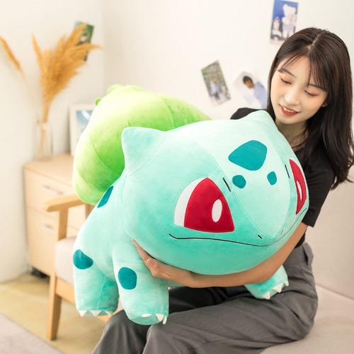 Anime Cartoon Bulbasaur Pokemon Plush Stuffed Doll Gift | 40cm