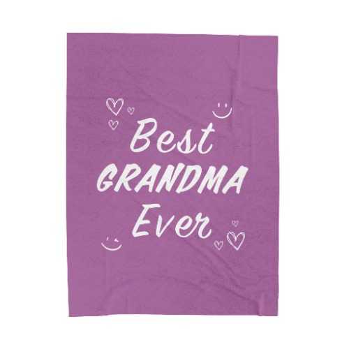 Best Grandma Ever Blanket Plush Throw - 60" × 80"