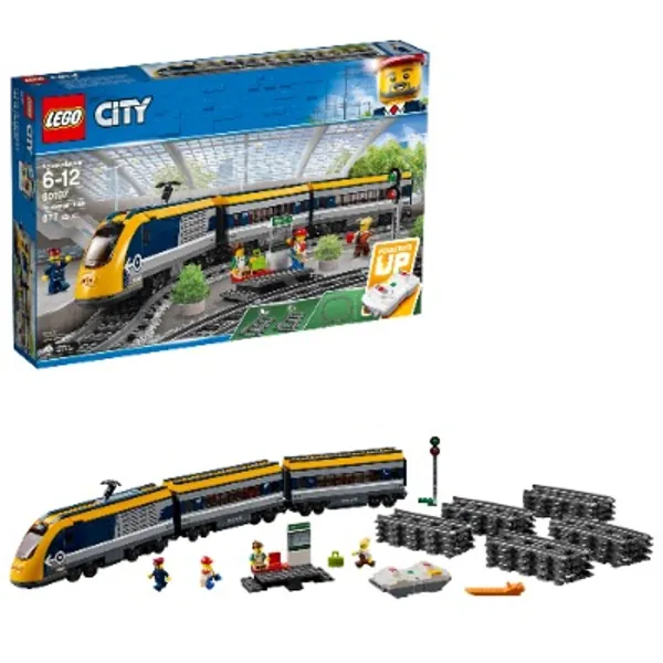LEGO City Passenger Train Building Kit (677 Piece), Multicolor