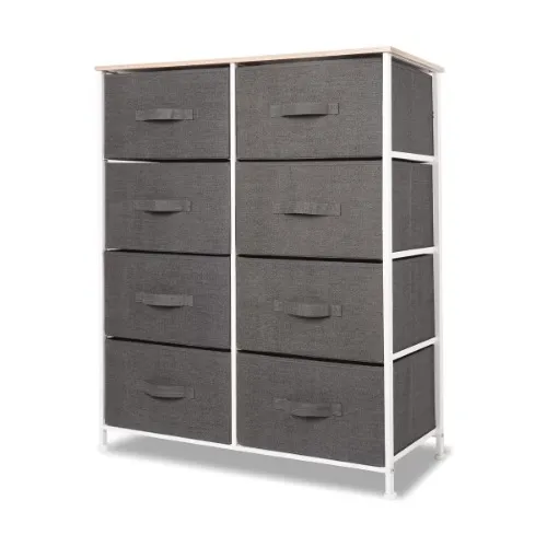 8 Drawer Chest - Grey