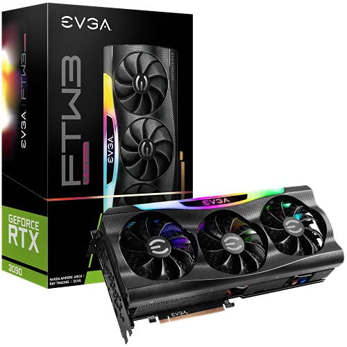 EVGA GeForce RTX 3090 FTW3 Ultra Gaming, 24GB GDDR6X, iCX3 Technology, ARGB LED, Metal Backplate, 24G-P5-3987-KR - one_color - one_SIZE