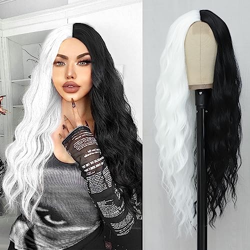 Black and White Wig
