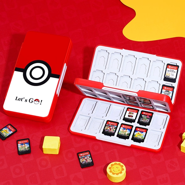 48 Slots Switch Game Cartridge Case Game Card Storage - F