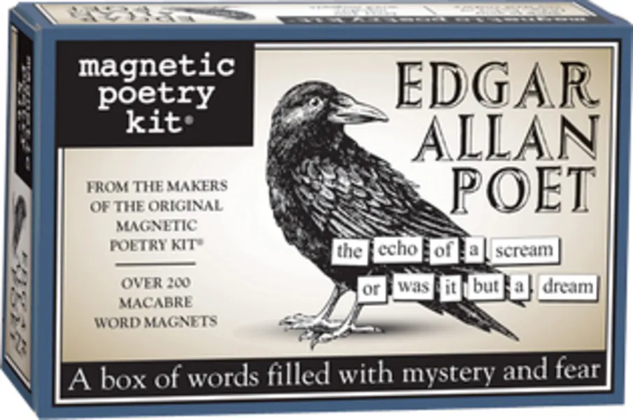 Magnetic Poetry - Edgar Allan Poet Kit - Words for Refrigerator - Write Poems and Letters on The Fridge - Made in The USA