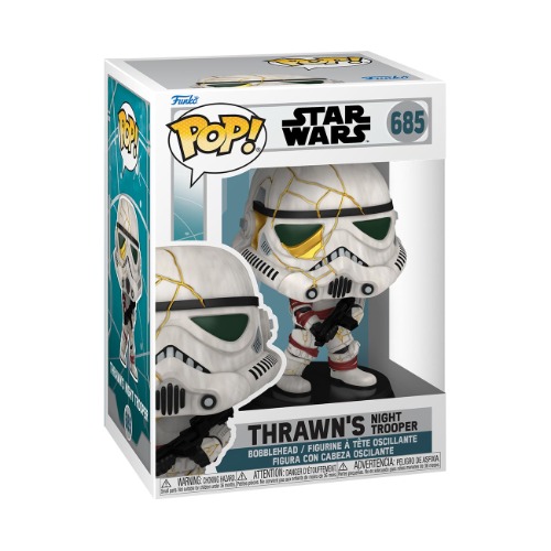 Funko Pop! Vinyl: Star Wars Ahsoka – Thrawn's Night Trooper (Right) figur de Vinyle à Collectionner – Leksaker för barn och vuxna – Fans de Télévision