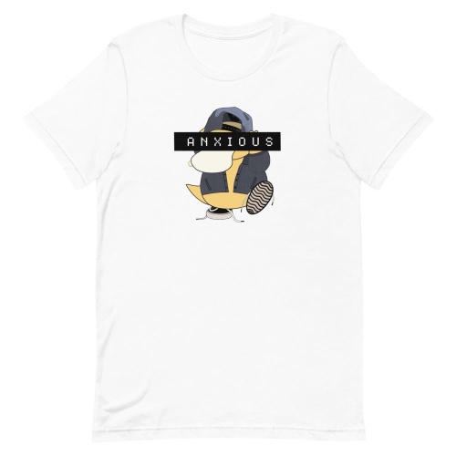 Anxious | Short-Sleeve Unisex T-Shirt | Pokemon - White / M