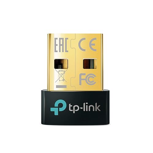 TP-Link USB Bluetooth Adapter for PC, Bluetooth 5.0/5.3 Dongle Receiver, Plug and Play, Nano Design, EDR & BLE, Supports Windows 11/10/8.1/7 for Desktop, Laptop, PS5/PS4/Xbox Controller (UB500) - Bluetooth 5.3