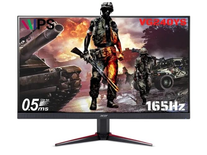 acer Nitro 23.8 inch Full HD LED Backlit IPS Panel Gaming Monitor (VG240Y)