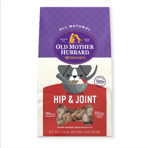 Old Mother Hubbard by Wellness Mother's Solutions Hip & Joint Natural Dog Treats, Crunchy Oven-Baked Biscuits, Ideal for Training, 20 ounce bag