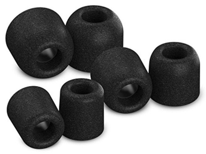 Comply Isolation T-600 Memory Foam Replacement Earbud Tips for Cambridge Audio Melomania 1, 1More Quad Driver, Moondrop Blessing2, Plantronics, Pioneer, and more Earphones (Assorted, 3 Pairs) - Small/Medium/Large