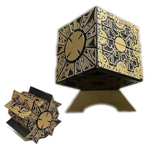 Detachable Hellraiser Puzzle Box, Cenobites Pinhead Halloween Cosplay Prop (Resin Model)