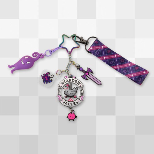 Void Farmer Spinning Charm Keychain