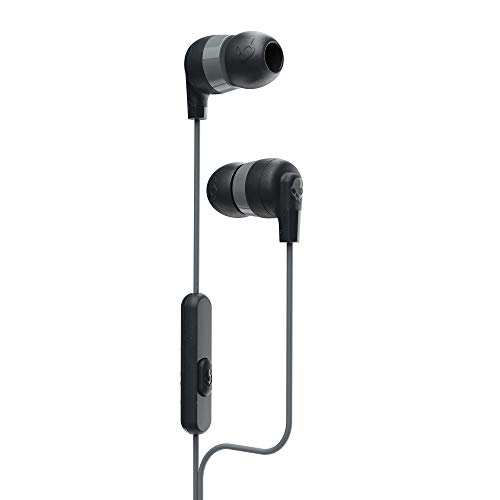 Skullcandy Ink'd+ In-Ear Wired Earbuds, Microphone, Works with Bluetooth Devices and Computers - Black - Black - Single - Wired
