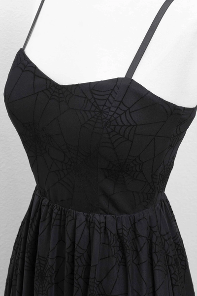 Spiderweb Swing Dress with Pockets