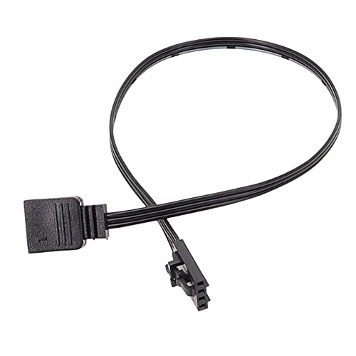 BIBABLYKE for Corsair RGB to Standard ARGB 4-Pin 5V Adapter Connector RGB Cable 25cm Extension Cord PVC