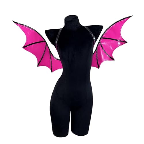 KORURACLUB Wings cosplay halloween bat wings Succubus wings clothing Accessories bat wings Devil wings - Pink